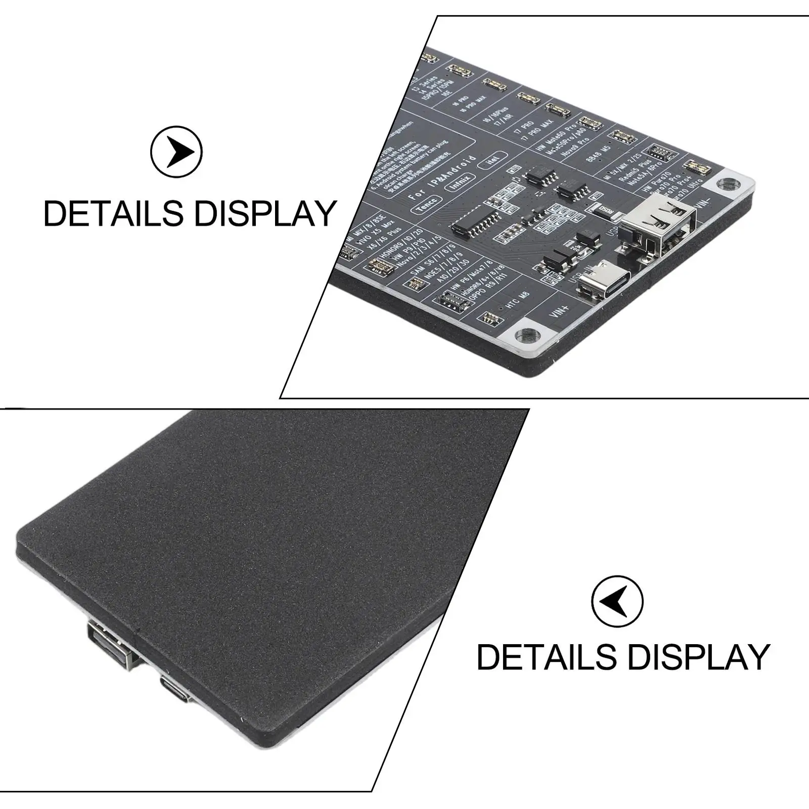 

Инструмент для зарядки аккумуляторов BA27: Тестер с двумя вариантами питания, широкая совместимость для зарядных решений iPhone 6-16