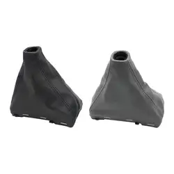Car Gear Shifter Knob Boot Gaiter Dust Cover Shifter Sleeve, Easy Installation Replace Parts for Audi A3 A4 A5 A6 C6 Q5 Q7