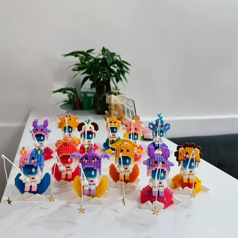 Astronaut constellation building blocks micro-particle assembly model birthday gift kawaii children's educational toy