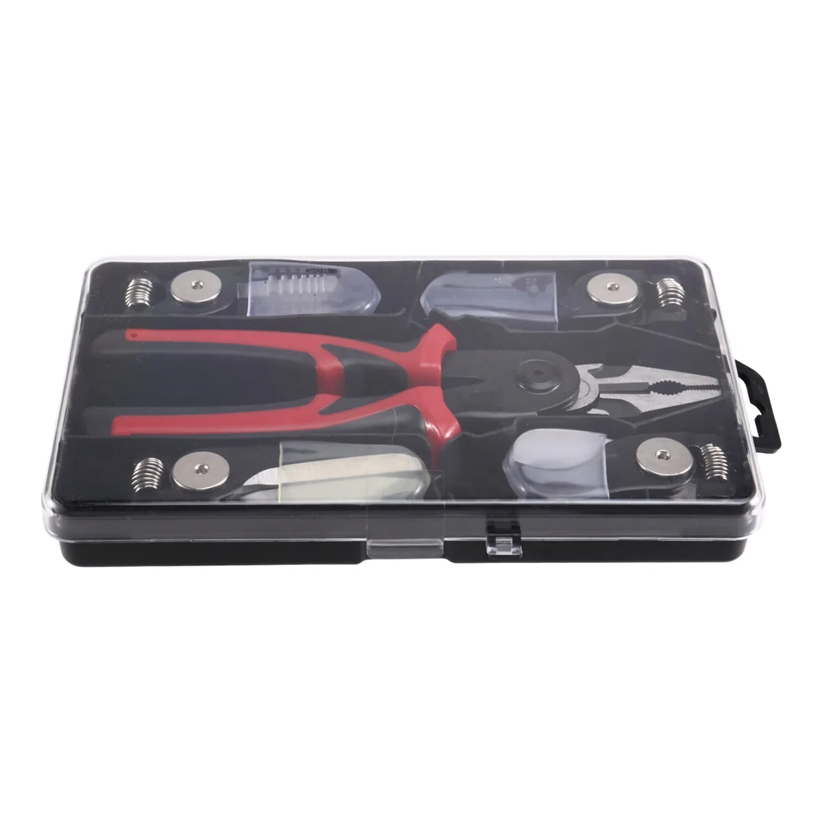 AA98 5-in-1 다기능 펜치 세트, 와이어 스트리퍼/커터/크림퍼, 교환 가능한 펜치 헤드 와이어 절단 도구
