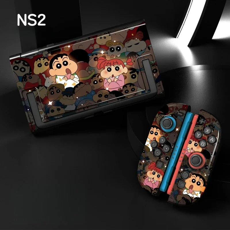 for Nintendo Switch2 Crayon Shin-chan Storage Bag Glowing Couple Anti-shock Hard Shell Protective Box for NS2/OLED/Switch1