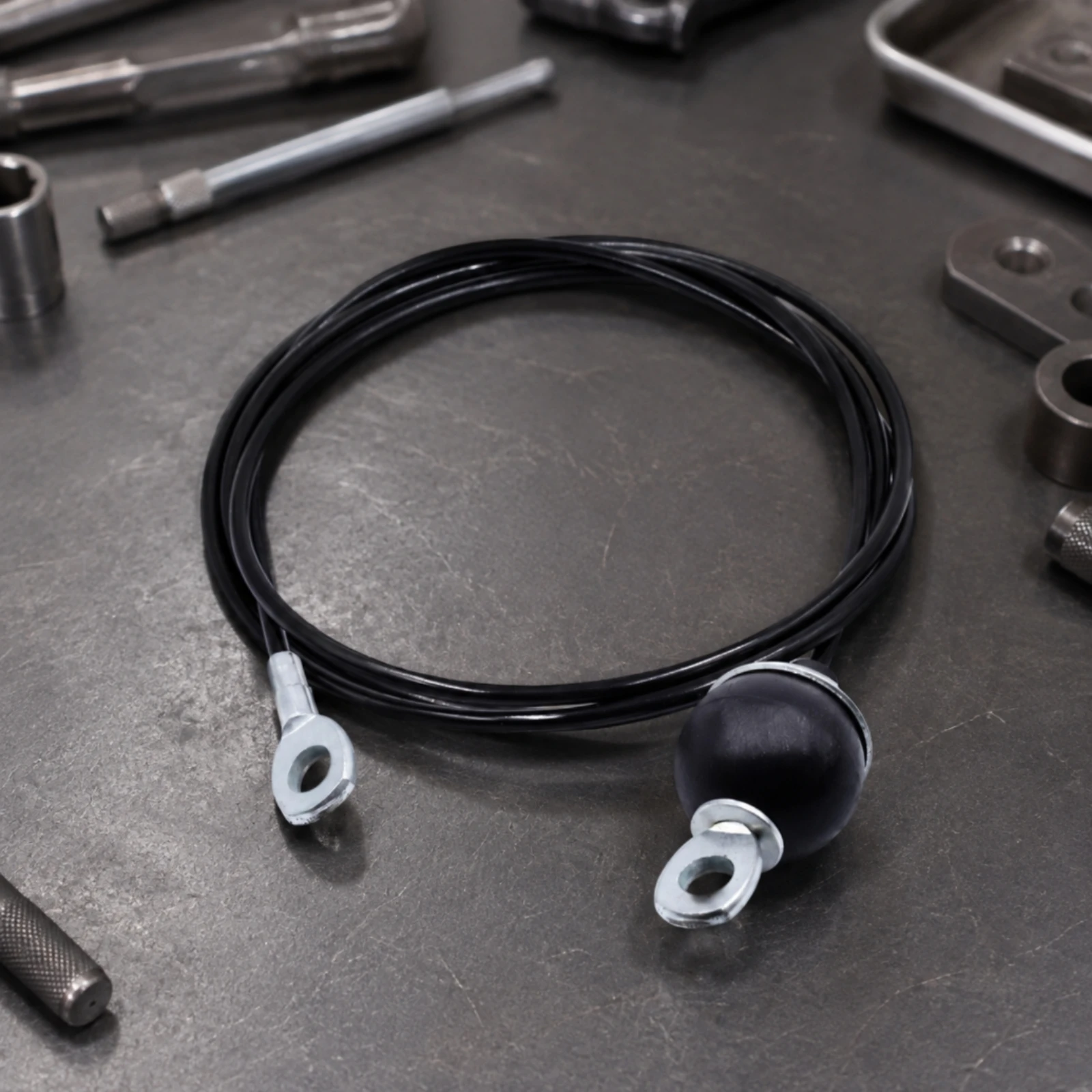 Fitness Machine Steel Cable Rope Sturdy Replacement Gym Cable with Eyelet Terminals Steel Wire Rope Heavy-Duty Flexible