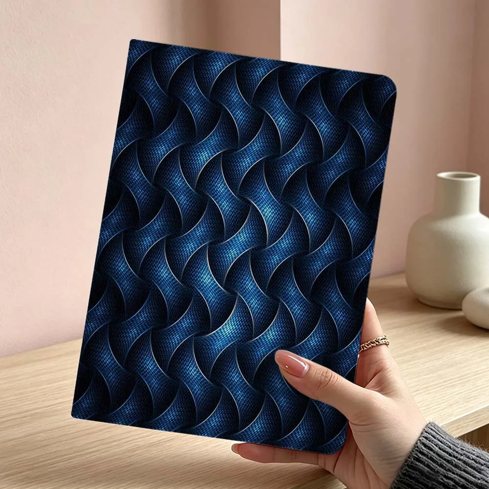 

Woven Pattern For Samsung Galaxy Tab S11 S10 S9 S8 S7 S6 A11 A9 A8 Ultra Lite FE Plus Foldable Tablet Case Soft