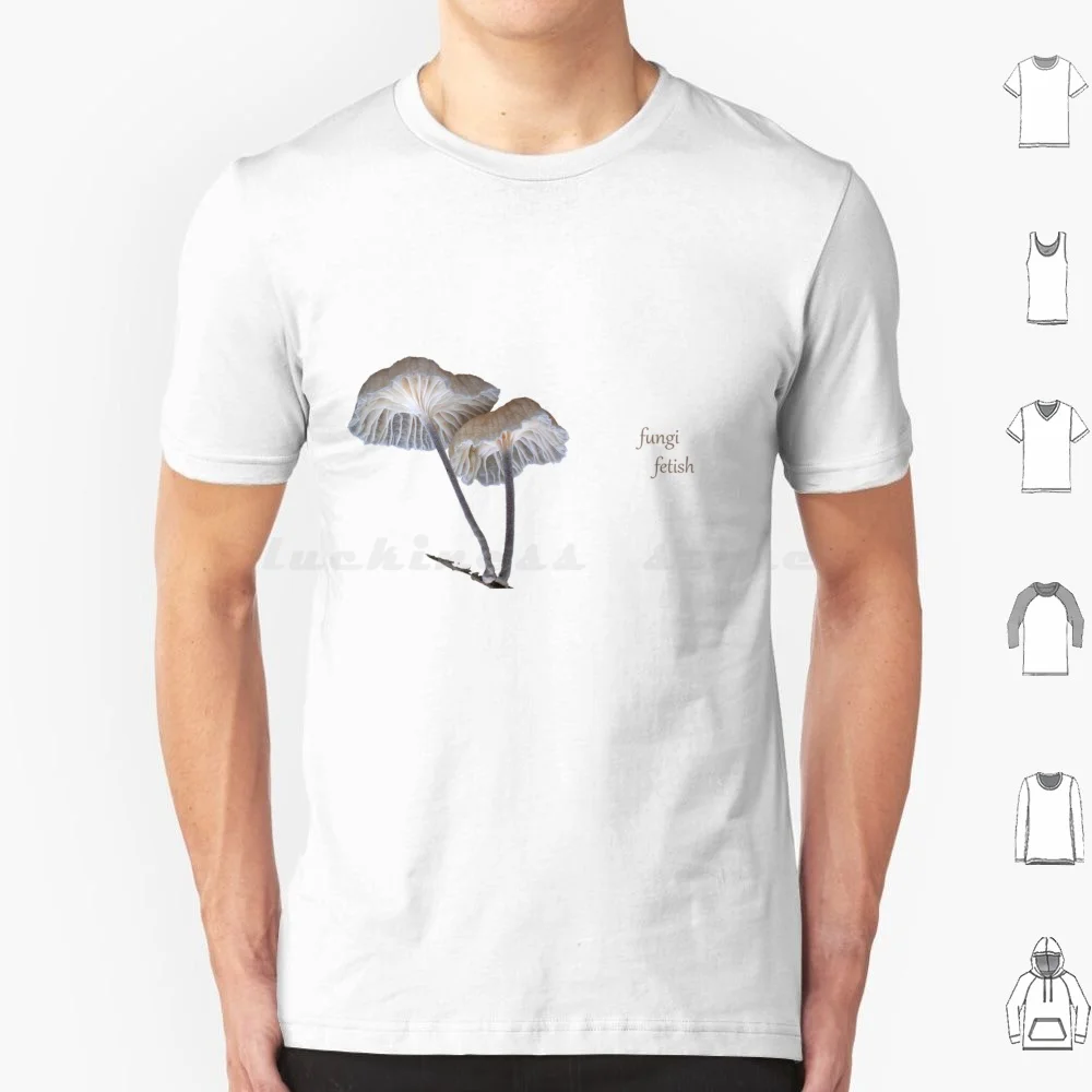 Fungi Fetish 2023-T-Shirts T Shirt 6xl Cotton Cool Tee Fungi Planet Fungi