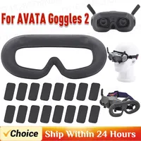 Drone Goggles Face Plate Replacement Kit for DJI AVATA Goggles 2 Face Mask Cover Drone Flight Glasses Sponge Foam Eye Pads