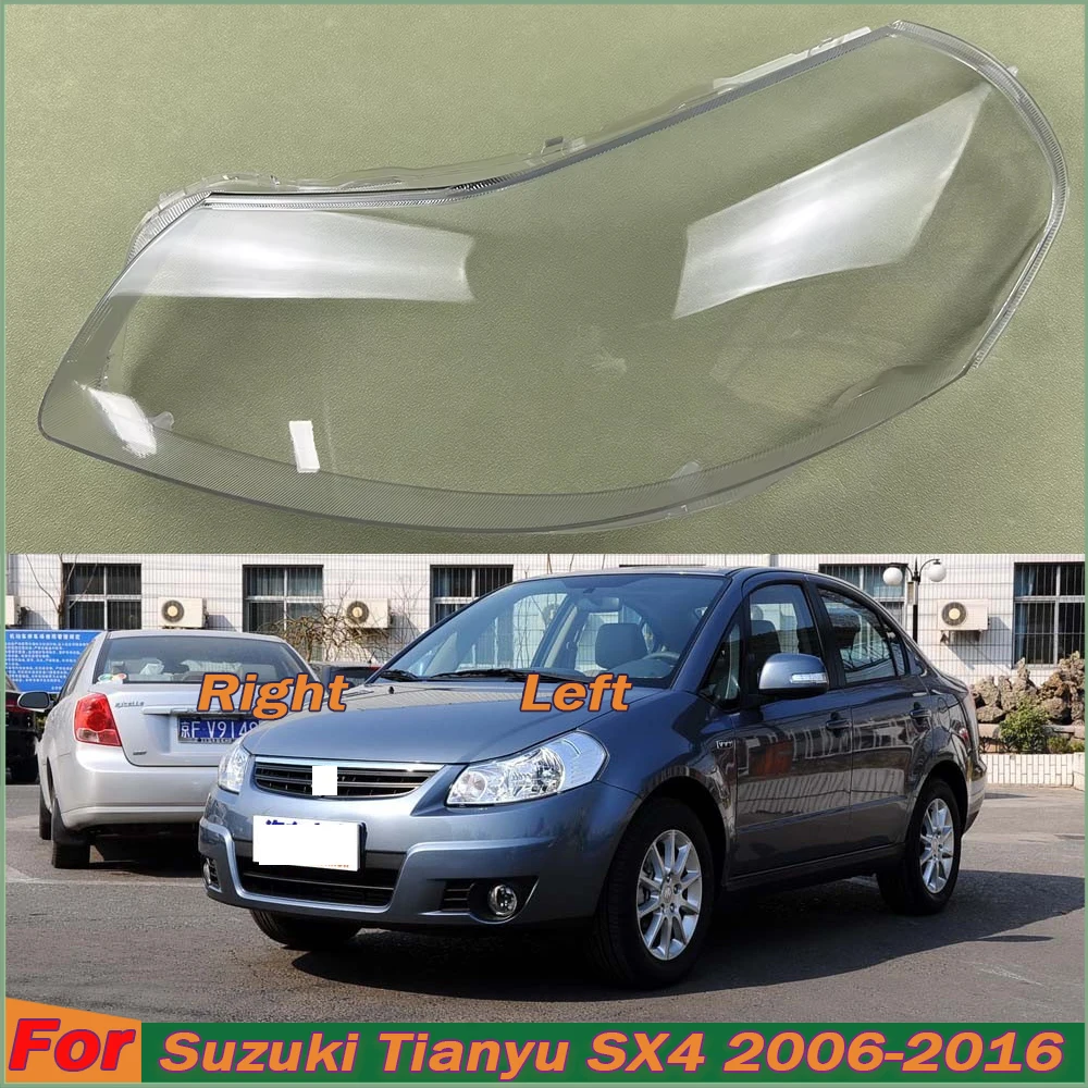 

For Suzuki Tianyu SX4 2006-2016 Transparent Headlamp Cover Headlight Mask Lampshade Lamp Shell Plexiglass Replace Original Lens