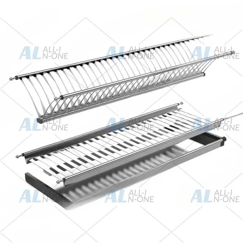 Cabinet Stainless Steel Dish RackDrying Rack Kitchen Dish Drying Rack Storage Holders with Utensil Drainer Tray Organizer Basket