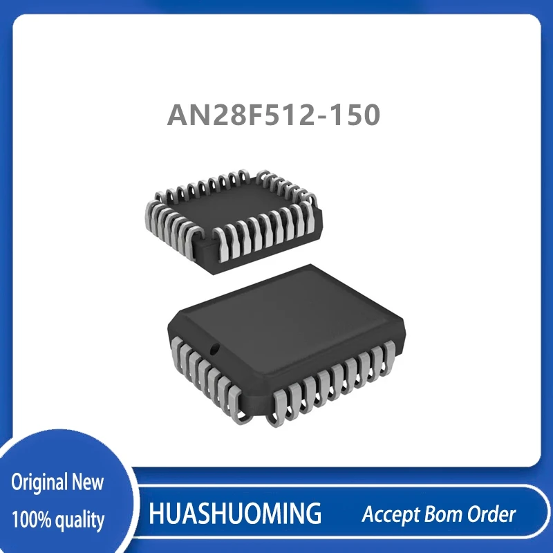 5Pcs/Lot  AN28F512-150  AN28F512  PLCC32