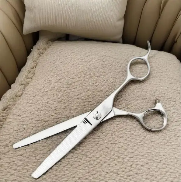 High Quality Stainless Steel Pet Grooming Scissors Straight And Sharp Blade For Hair Trimming Cutting