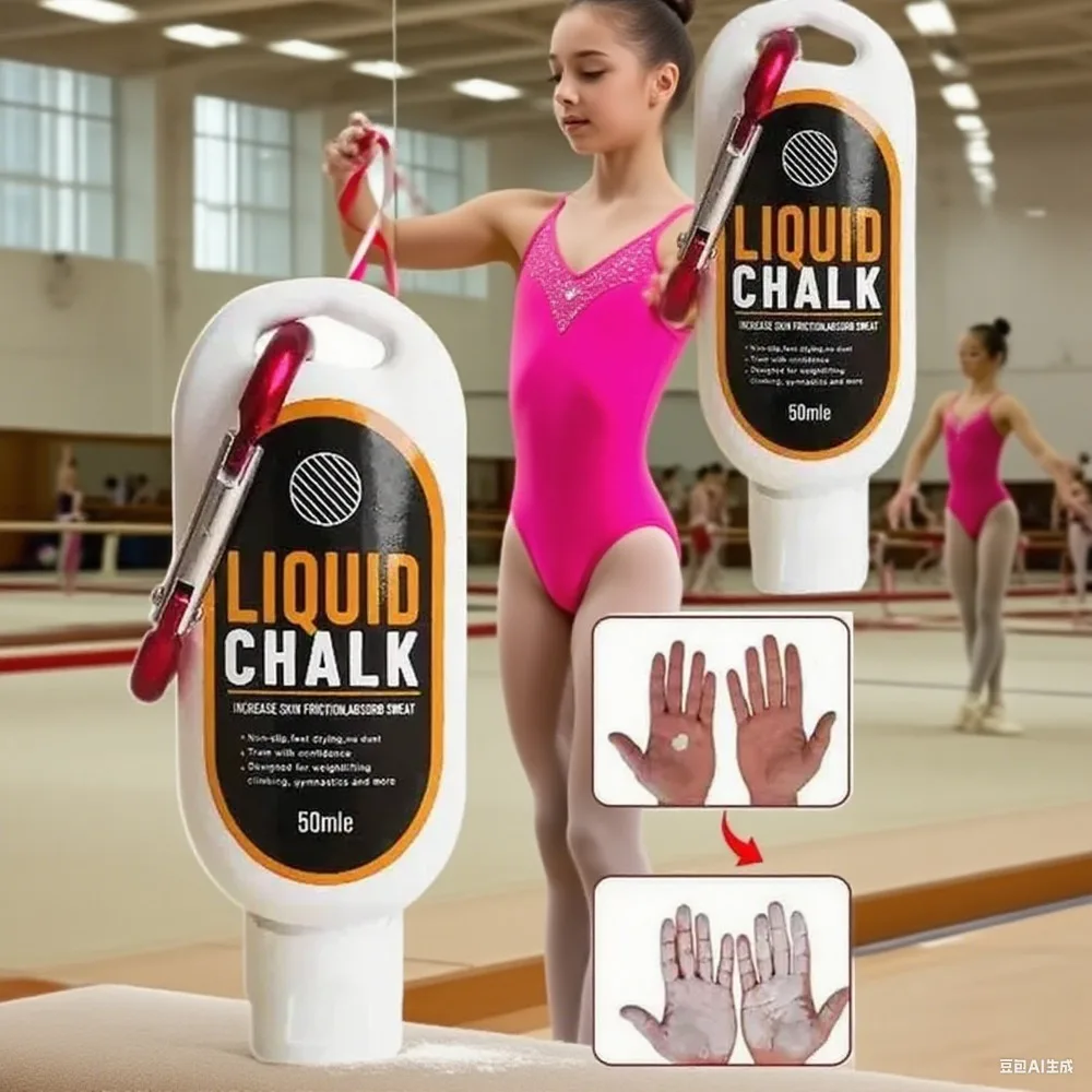 اللياقة البدنية السائل مسحوق المغنيسيوم تسلق الصخور المهنية الصف زيادة الاحتكاك قبضة المضادة للانزلاق مسحوق المغنيسيوم السائل 1 قطعة #3