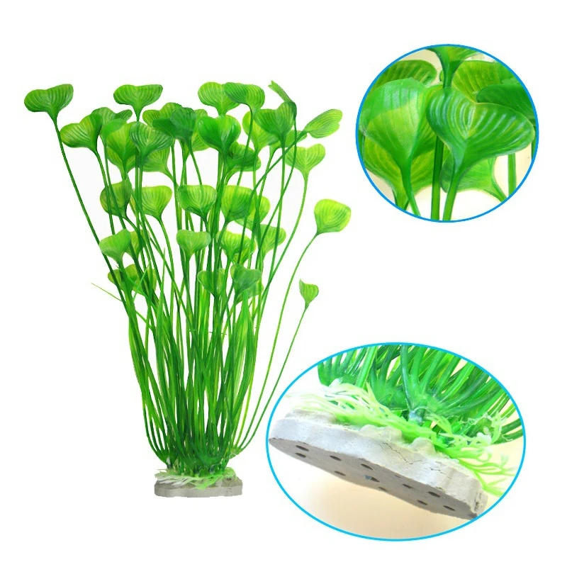 Aquarium Plants Decor Grass Underwater Plastic Artificial Aquatic Plants Ornaments Fish Tank Aquarium Landscape Accessories