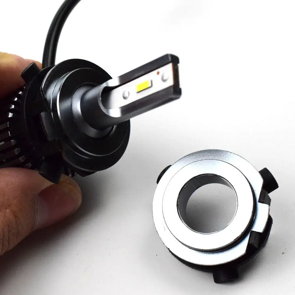 Auto H7 LED Holder Car Universal Headlamp Retainer Headlight Base for Hyundai Sonata New/Tucson/Qashqai/Kia K3 K4 K5/Sorento