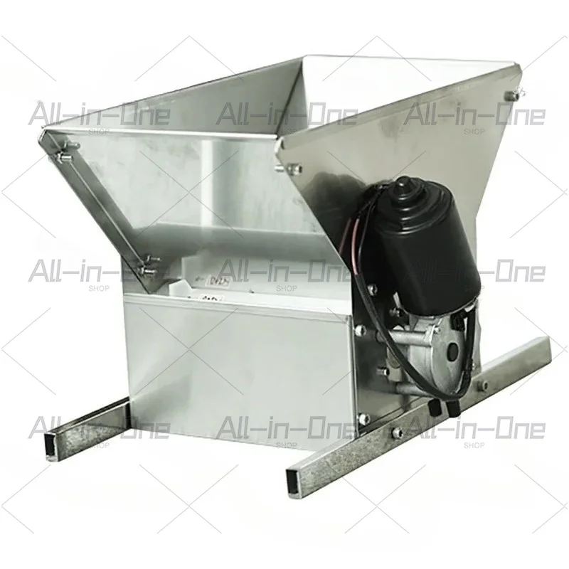 Can Crusher Electric Stainless Steel Electric Double Wheel Crusher Small Family Home Wine Wine Fruit Wine 216W 24V