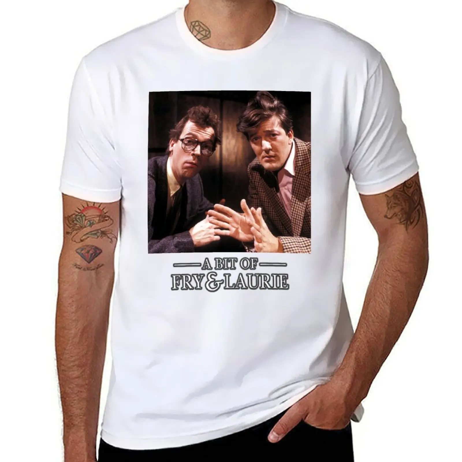 

A Bit of Fry and Laurie T-Shirt t shirts for man cotton soft anime t shirts oversize T-Shirt