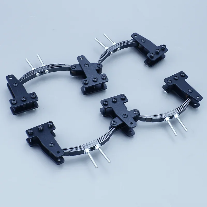 Voor 1/14 RC Truck Tamiya SCANIA 770S VOLVO Benz MAN TGX Auto Metalen 2/3 As Balans Suspension Kit stalen Plaat Trailer