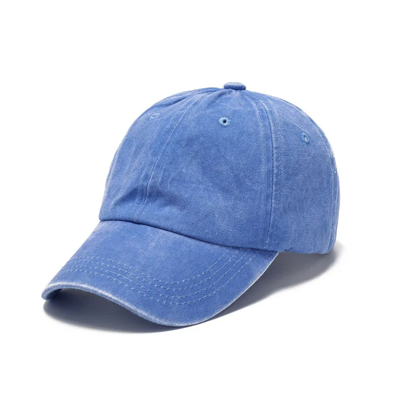 للجنسين خمر قبعة بيسبول قطنية مغسولة شعار مخصص مطرزة Snapback قابل للتعديل لينة ظلة قبعة الرجعية