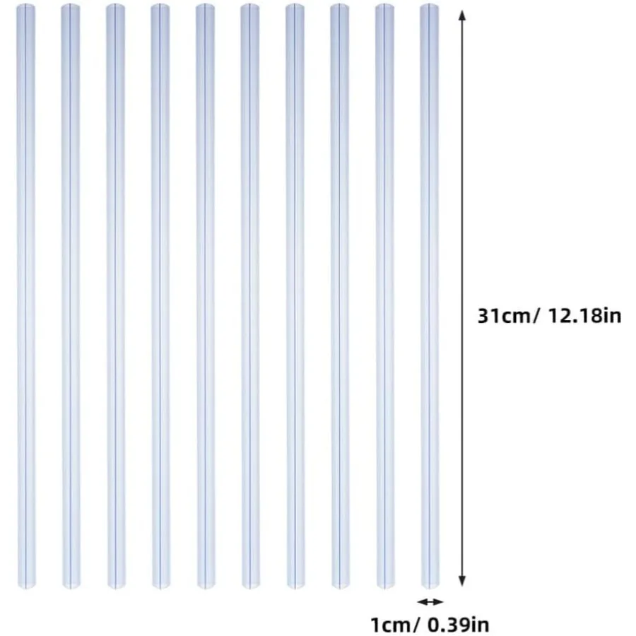 30 قطعة من مجلدات الشرائح البلاستيكية قضبان ربط للتقرير وتنظيم المستندات سهلة الاستخدام مقاطع تجليد الكتب آمنة أوراق فضفاضة B