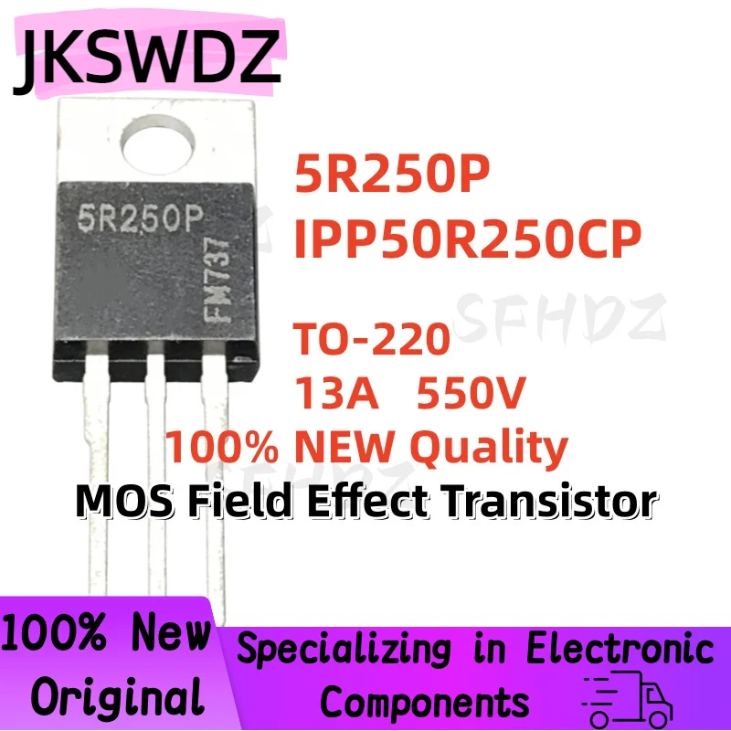

10/20/30PCS 100% Brand New and Quality 5R250P IPP50R250CP TO-220 13A 550V MOS Field Effect Transistor