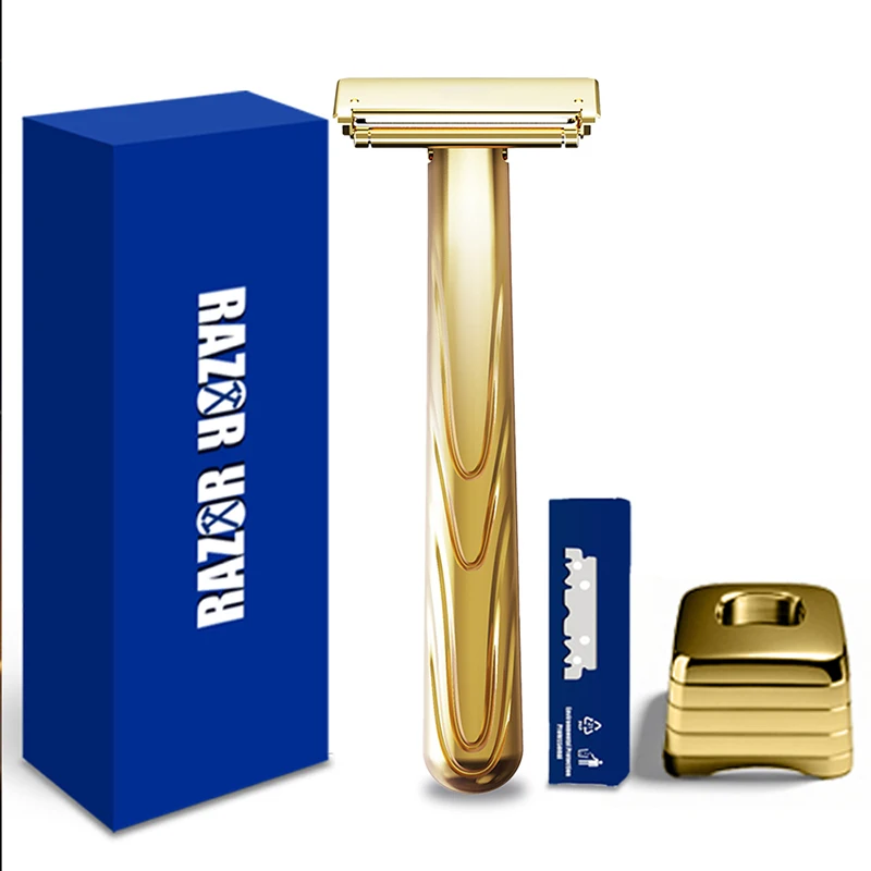 Whityle 21TS Glide Pro 4D Super Safety Rasierer mit Ständer für Männer und Frauen, Haft One Blade, umweltfreundliche Metallrasierer-Geschenkbox – Detail 14