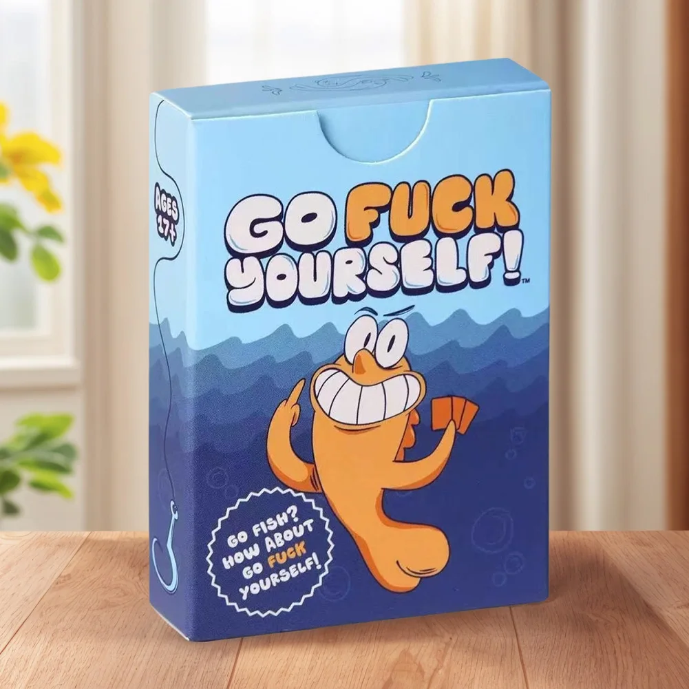 Go Fish Card Game Yourself Fun Gag Gift Hilarious Card Games with A Twist Night Party Game for 2+ Players Adults