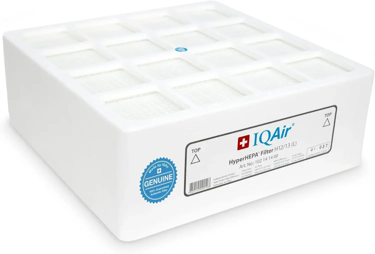 

IQAir HyperHEPA Filter - Genuine Replacement Air Filter HealthPro Series - Filters Ultrafine Particles - Dust, Pollen, Smoke,