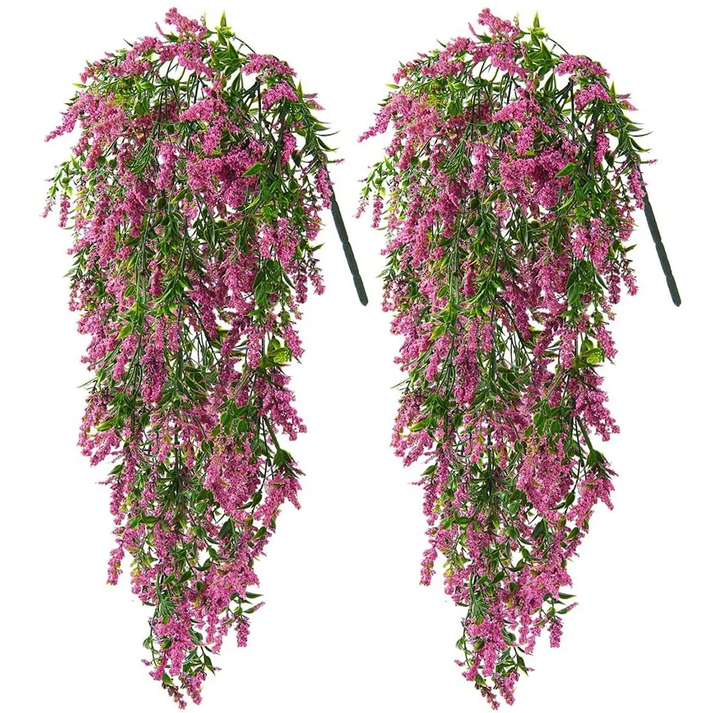 

Лозы с низким содержанием обслуживания Искусственные лозы лаванды Декор для мероприятий Легкий и гибкий пластик и пенопласт