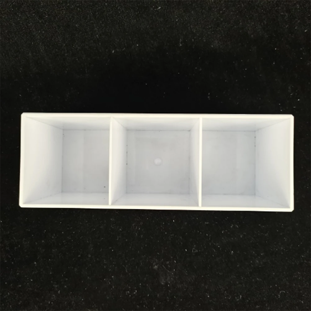 

3 Compartments Acrylic Makeup Brush Storage Box ganizer for Lipstick Pens Markers Cream Eyebrow Pencil Desktop Holder