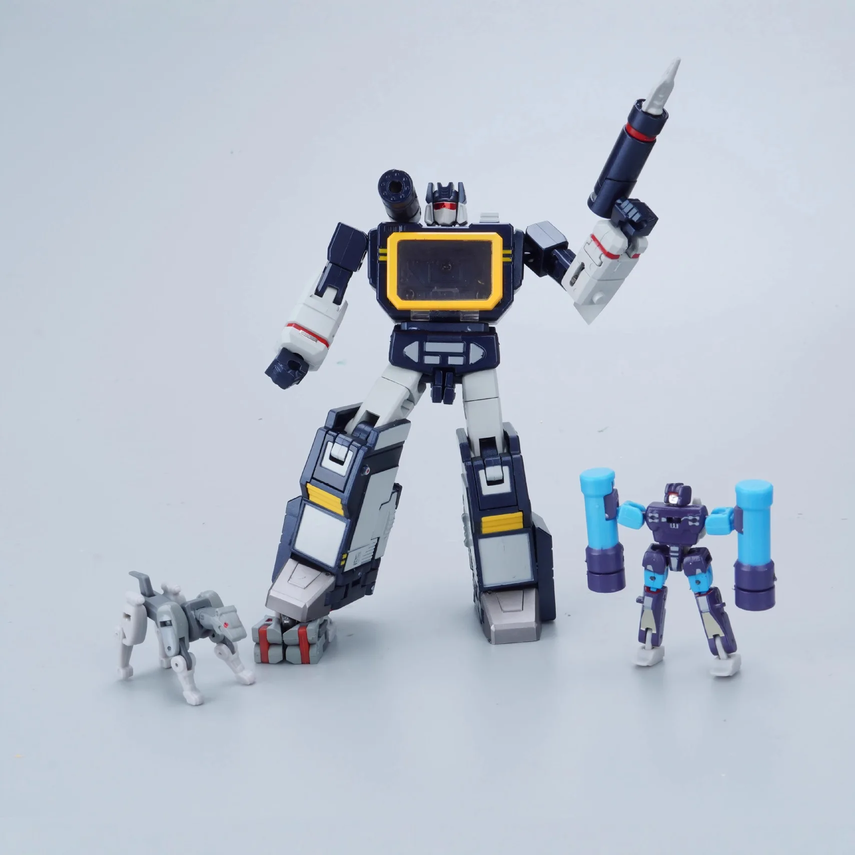 SD01 サウンドウェーブテープ変換付き SD-01 KO ニューエイジ H21 11 センチメートルミニ G1 アクションフィギュアロボットおもちゃコレクションモデルギフト