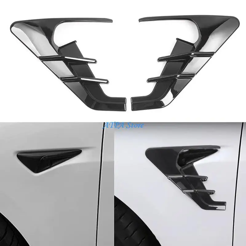 

U13C Set Of 2 ABS Camera Guards with Secure Adhesive Backing Scratch Resistant Camera Cover Simple Installation for Electric Car