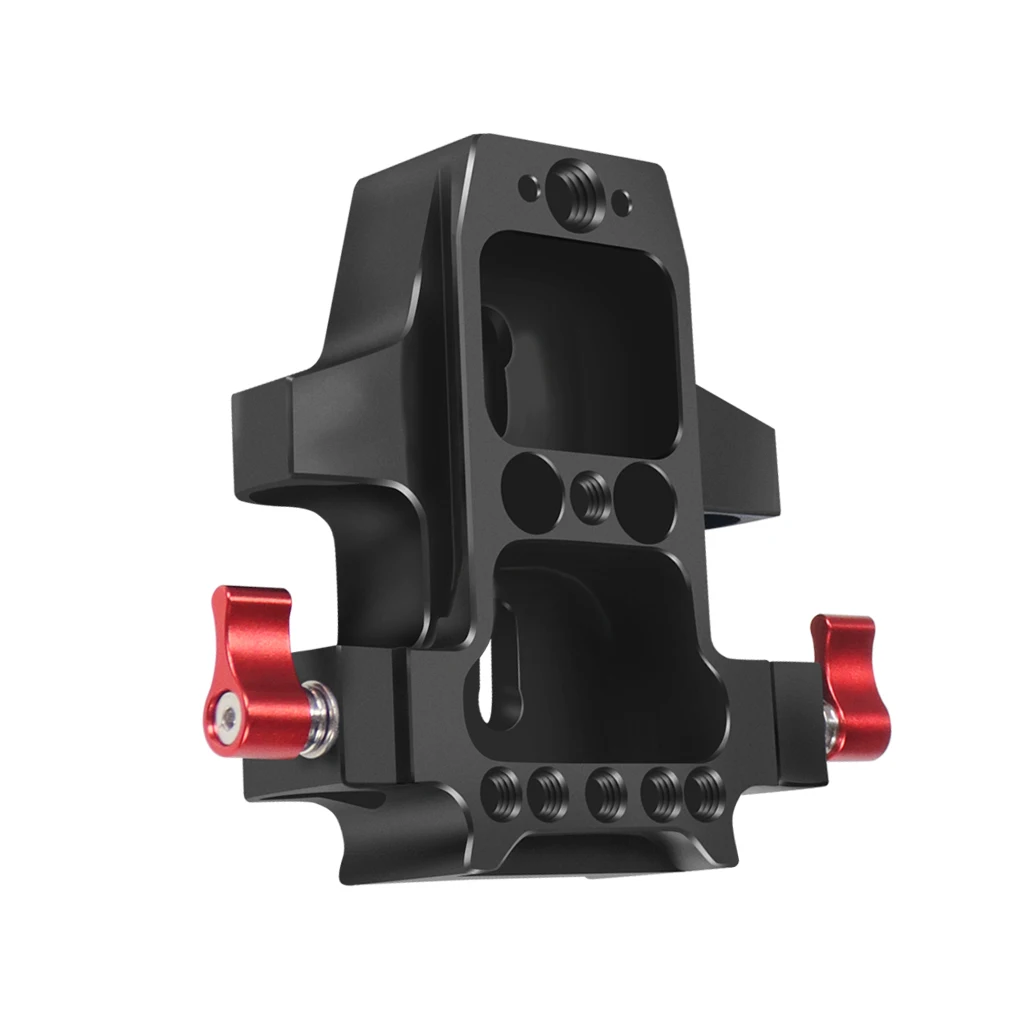 Universal 15mm Rod Rail Clamp Camera Mounting Base Plate Bracket for Panasonic Fujifilm SLR Cage Rig Follow Focus Support System