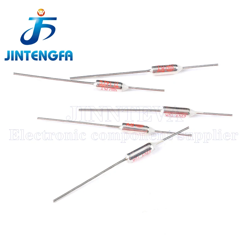 20PCS Thermal Fuse 10A 250V TF Temperature RY 65 77 85 95 100 105 110 115 120 125 130 135 142 155 165 169 172 185 192 200 240 °C