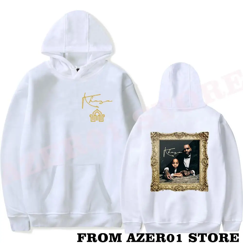 Kevin Gates Khaza Album Cover Merch Hoodies Winter Men/Women Hooded Sweet Streetwear LongSleeve New Logo Sweatshirt