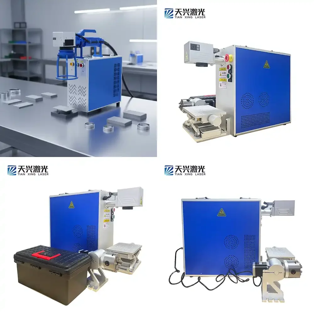 

Portable Handheld Fiber Machine Small Marking & Engraving Coding for Metal & Stainless Steel Supports DXF BMP AI