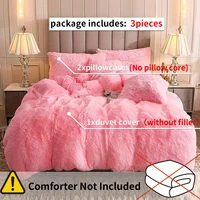 3-Piece Luxurious Plush Duvet Cover Set – Cozy & Soft Bedding, Perfect for Bedroom Comfort, Ideal for Guest Rooms and Dorm Aesth 2