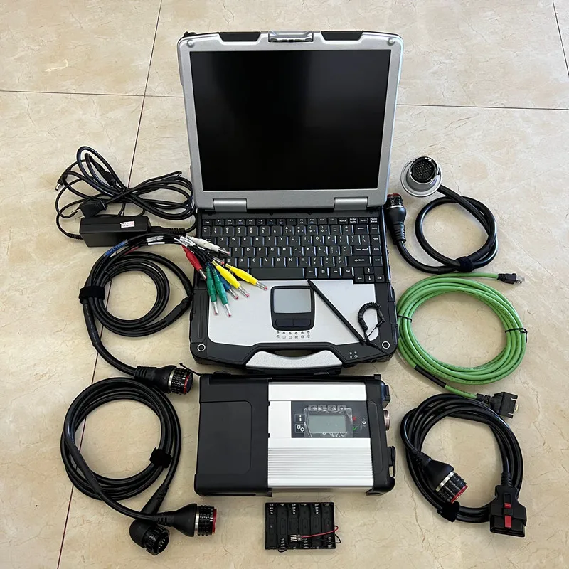 top mb sd c5 toughbook CF31 Diagnostic pc cf-31 (4gb I5)+ 2023.09v software hdd+ mb star c5 diagnostic tool full set