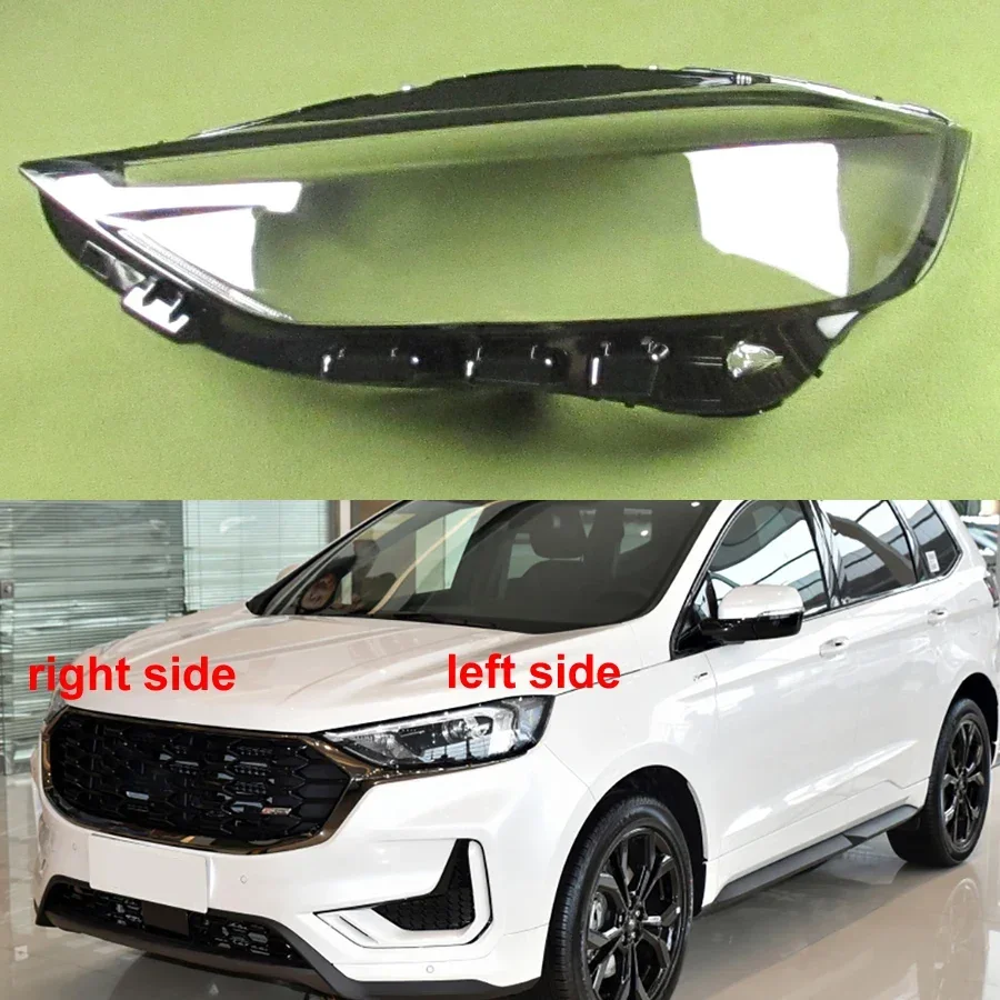 

For Ford Edge 2019 2020 2021 Headlamp Cover Transparent Lamp Headlight Shell Lens Plexiglass Replace The Original Lampshade