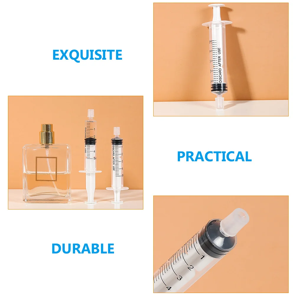 Liquid Syringes Perfume Dispenser Syringe Refillable Perfume Syringe Needle Tube Tool Separator Needle Cylinder Dispenser