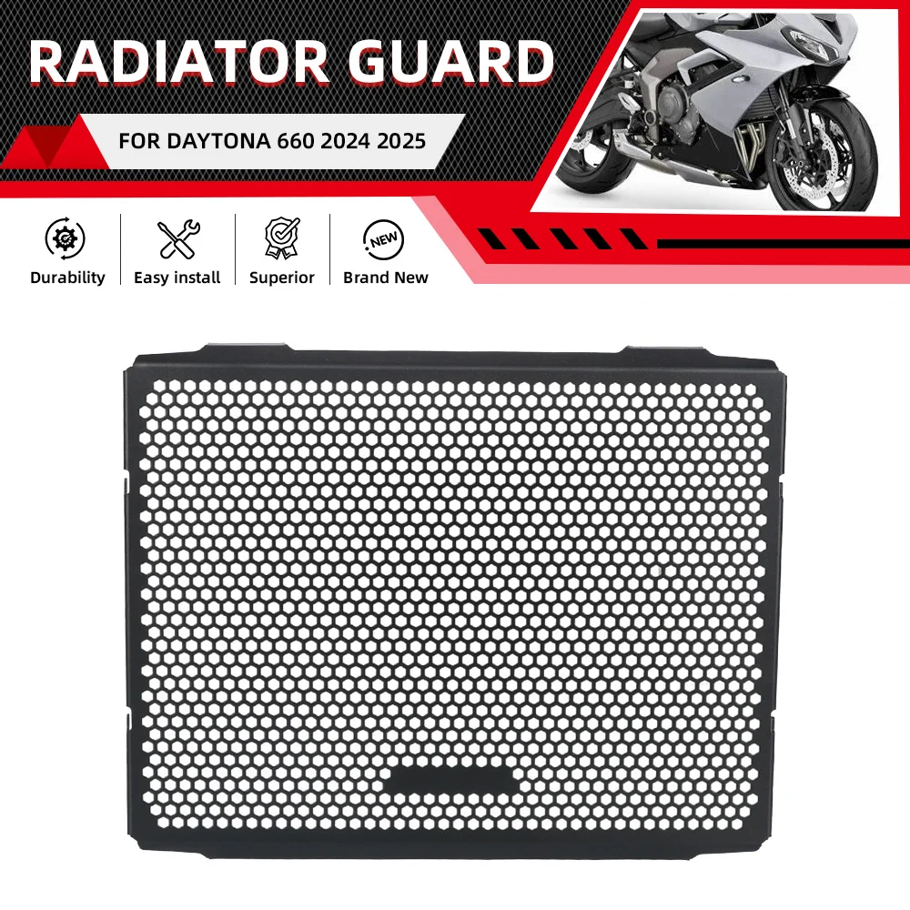 

Motorcycle Accessories For Daytona660 Radiator Guard Grille Grill Cooler Cooling Cover Protection Fit For Daytona 660 2024 2025