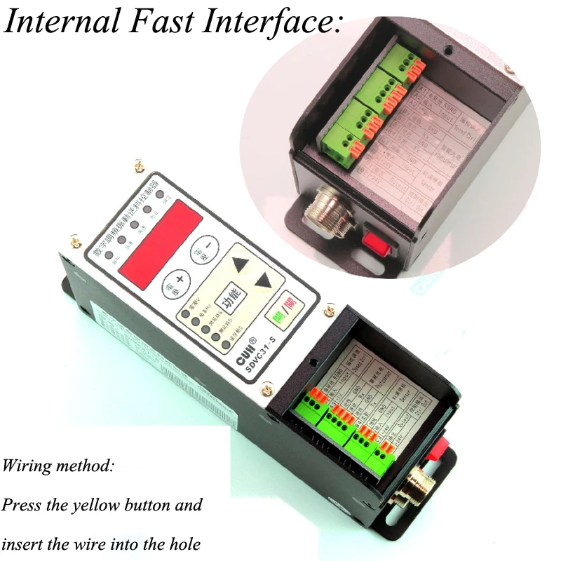 1.5A 330V Digital Frequency Modulation Vibration Feeding Controller Vibration Disk Controller Speed Governor SDVC31-S