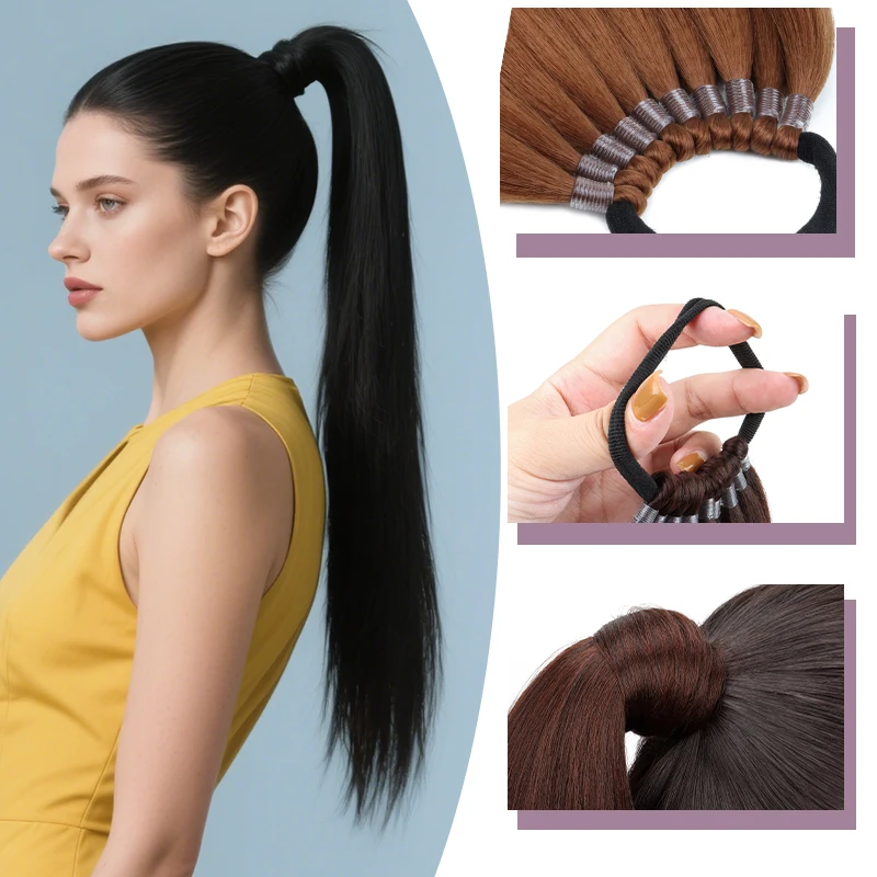 Thumbnail 4 - #70 Latest Synthetic Drawstring Ponytails Offers