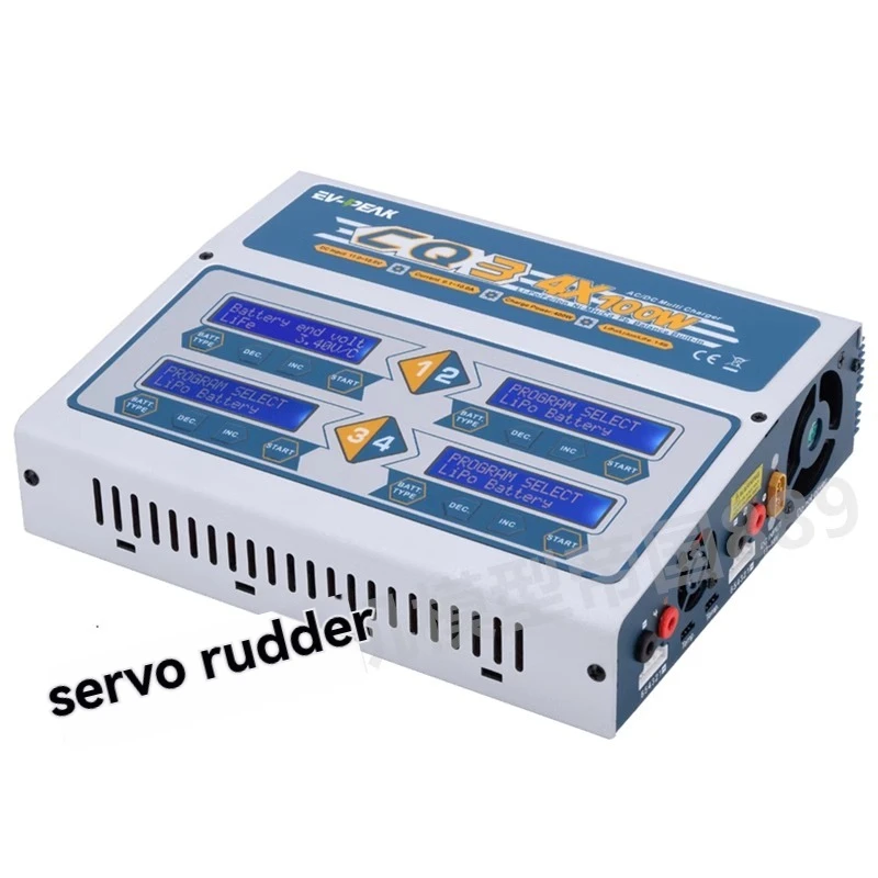 For Electric Vehicle Peak 1-6S 4x100W Built-in Power Supply Four Independent Output CQ3 High Power Balanced Charger
