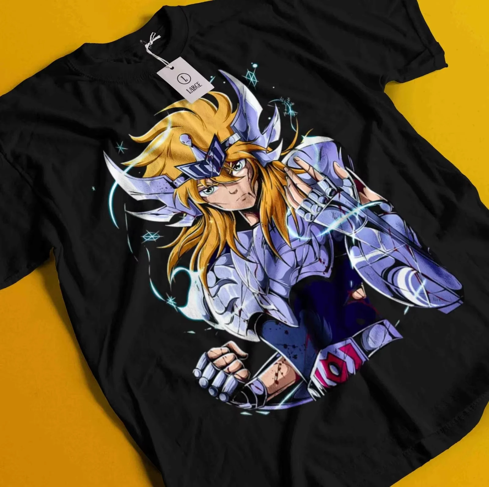 Saint Seiya T-Shirt Knights of The Zodiac Shiryu Anime Manga Graphic Tee Unisex Y2k Short-sleeved Shirts - Popular in Summer