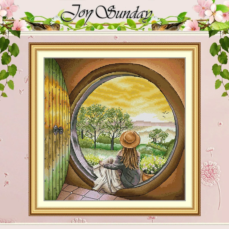 Embroidery Pattern - A Young Girl's Dream Patterns Counted