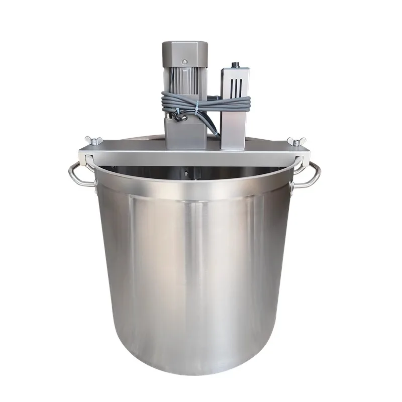 

Small commercial automatic frying machine chili sauce hot pot ingredients watercress boiled oil miscellaneous sauce