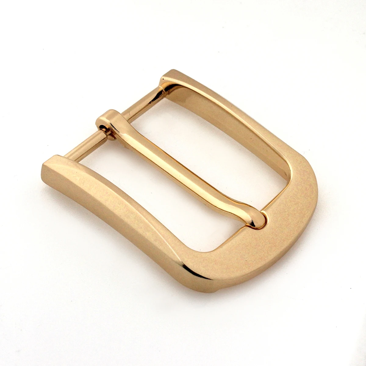 1pcs 40mm Metal Plating Belt Buckles Golden Single Pin End Bar Buckles Fit for 37mm-39mm Belt Leather Craft Jeans Parts