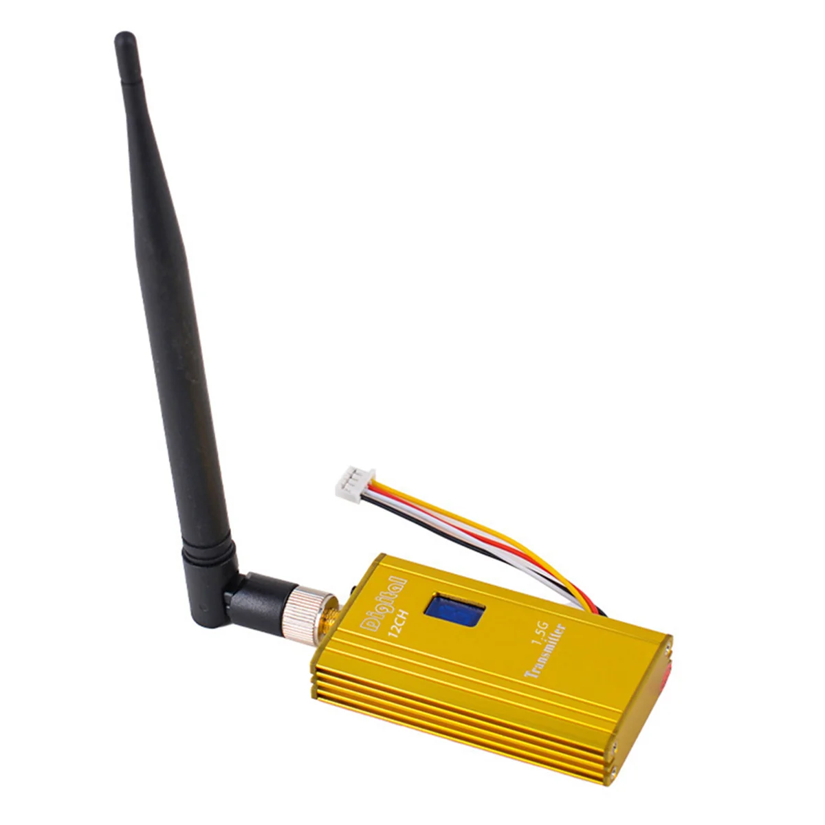 1.5G 1.5W FPV VTX 12CH 1500mW Transmisor de audio y vídeo para FPV Quadcopter RC Drone