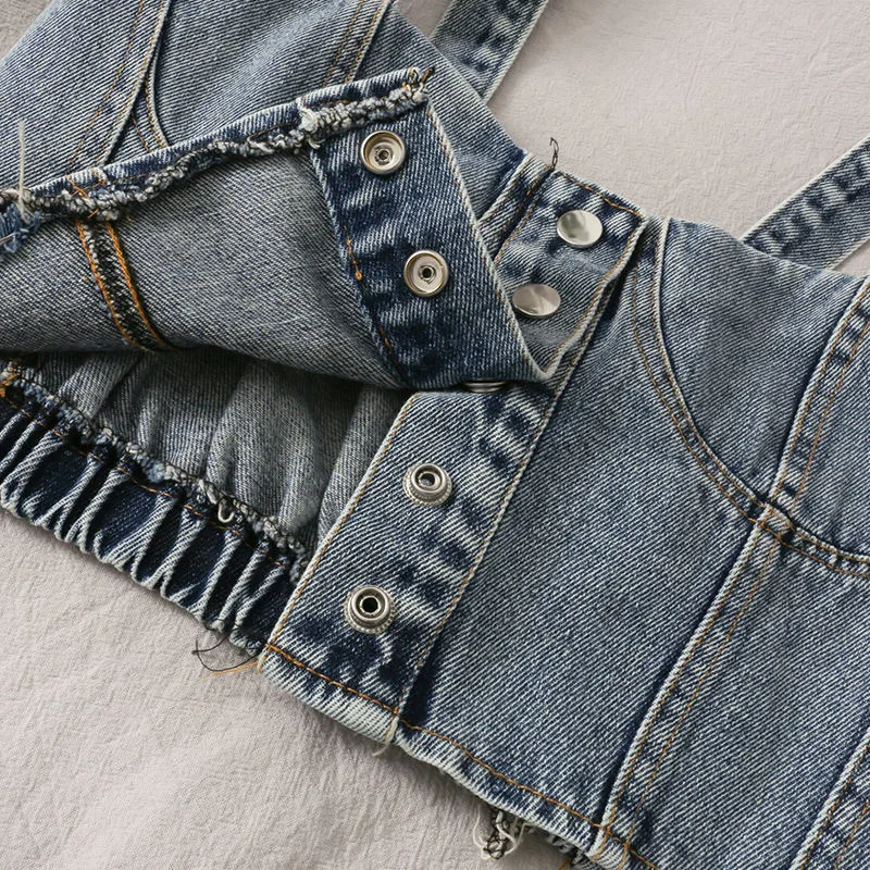 Vest 2024 Girls Summer New Sling Sweet Bow Knot Two Buttons Back Zipper Childrens Clothing Button Simple Fashion Loose