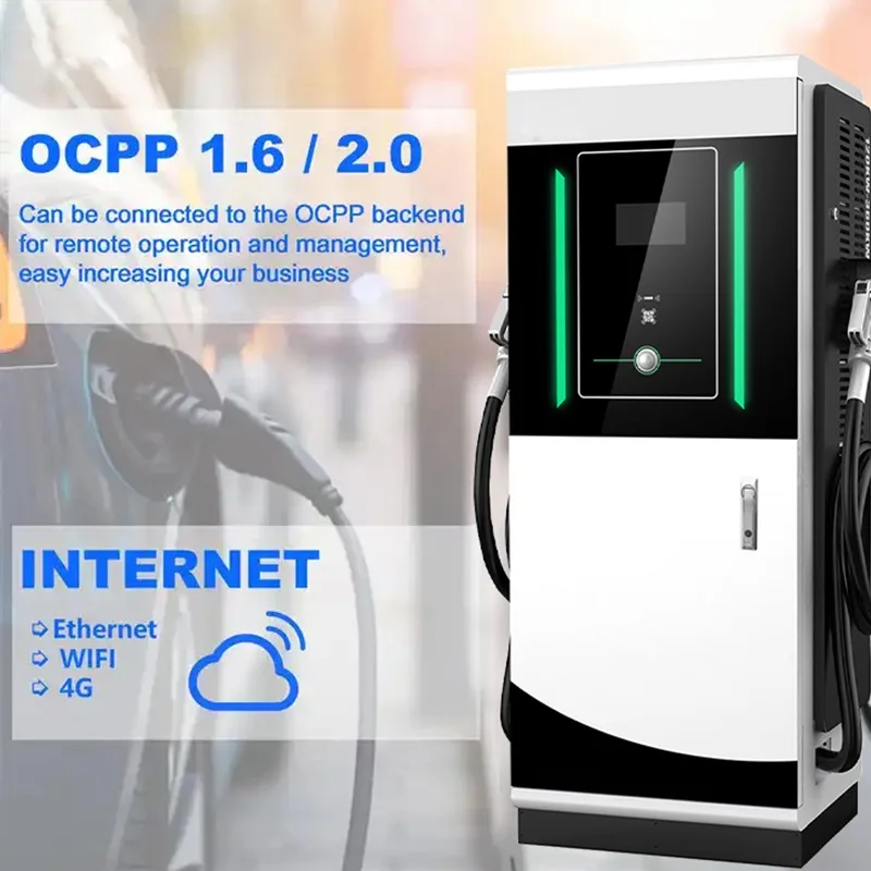 

High-Power Multi-Port EV Charger - 150kW Commercial DC System for Airports & Plazas