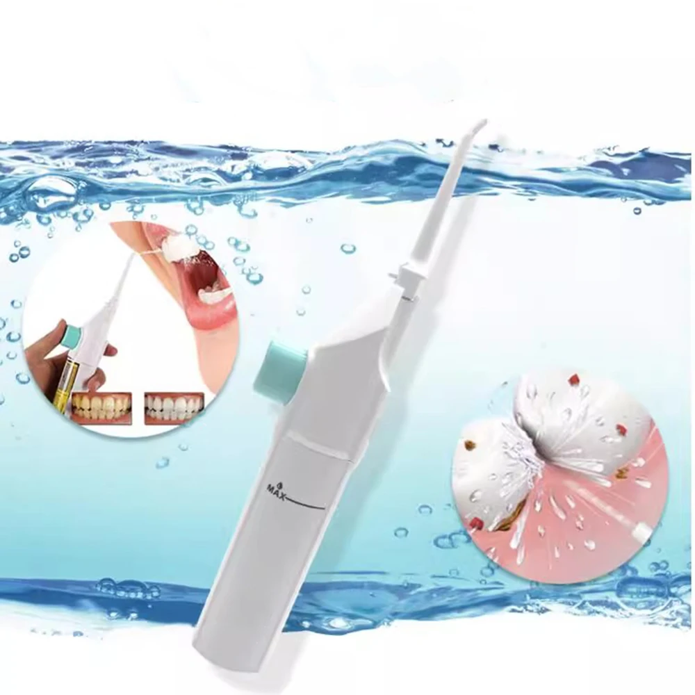 

Портативный ирригатор высокого давления для полости рта, ручной водный флоссер, зубочистка для глубокой чистки десен и зубов, домашний водный флоссер