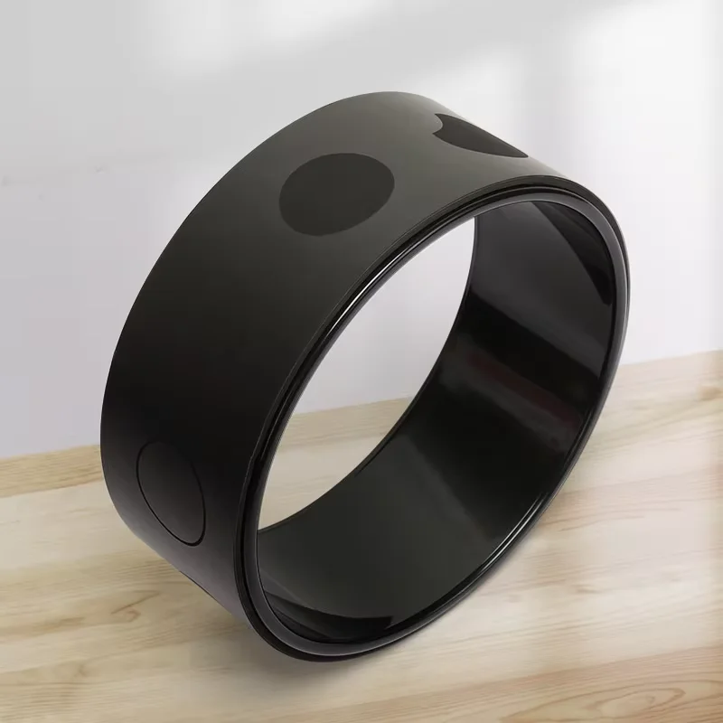 عجلة اليوغا المهنية اللياقة البدنية TPE PU ABS مجموعة عجلات اليوغا اللياقة البدنية الأسطوانة لممارسة الظهر عجلة اليوغا 2